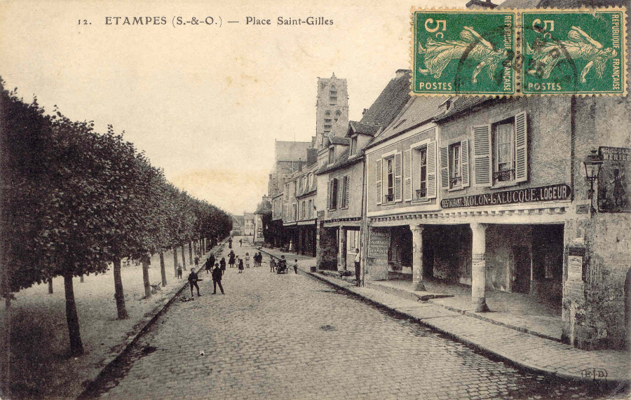 Ernest Le Deley: Place Saint-Gilles (1912)