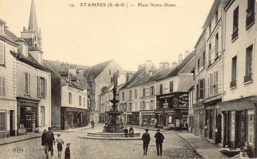 Ernest Le Deley: Place Notre-Dame (1912)