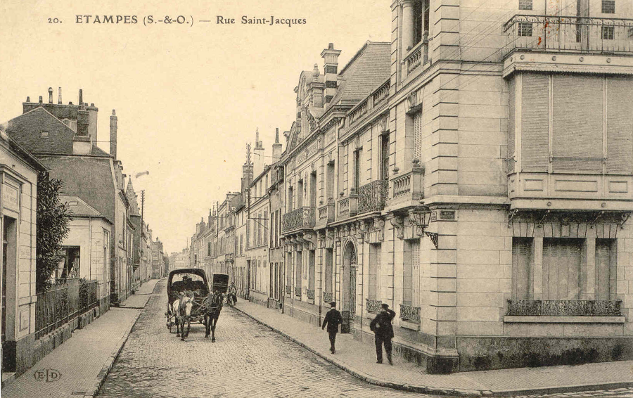 Ernest Le Deley: Rue Saint-Jacques (1912)
