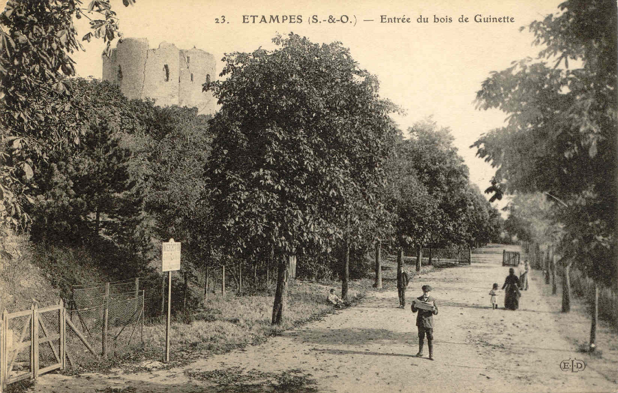 Ernest Le Deley: Entrée du bois de Guinette (1912)