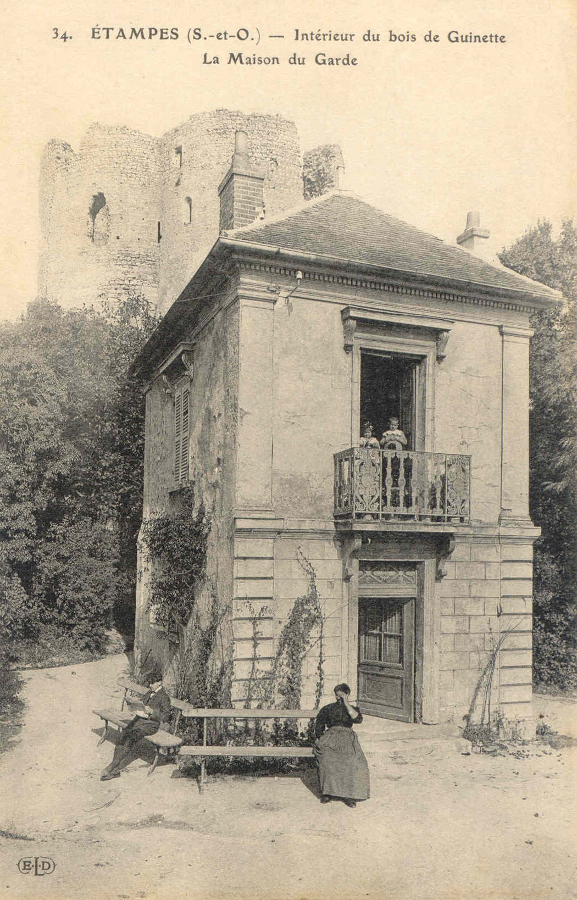 Ernest Le Deley: Intérieur du bois de Guinette - La Maison du Garde (1912)