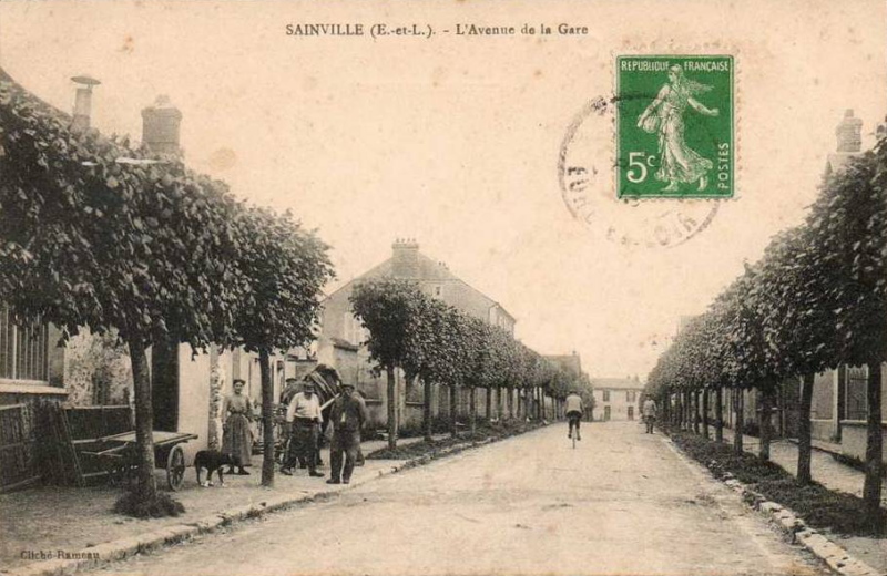 Avenue de la Gare vers 1913