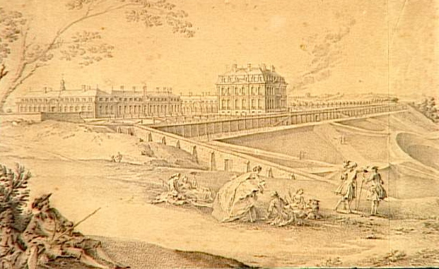 Le château de Meudon peint par Jacques-André Portail (XVIIIe siècle)